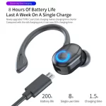 Wireless Headphones Bluetooth 5.0 Earphones With Mic Single in-Ear Sports Waterproof 3