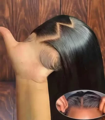 Straight Human Hair Wigs 13x4 13x6 Gluless HD Transparent Lace Frontal Wigs 5x5 Straight Lace 1