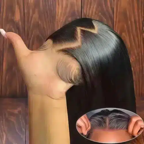 Straight Human Hair Wigs 13x4 13x6 Gluless HD Transparent Lace Frontal Wigs 5x5 Straight Lace 1