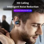 Wireless Headphones Bluetooth 5.0 Earphones With Mic Single in-Ear Sports Waterproof 6